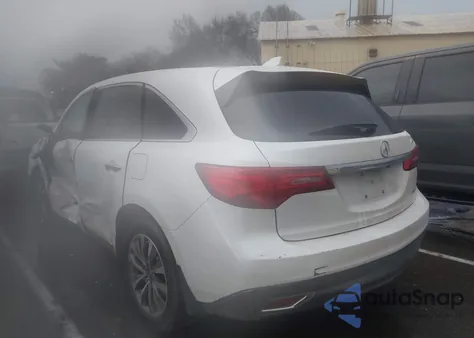 2015 Acura Mdx Technology Package z USA, uszkodzony, nr VIN 5FRYD4H47FB029199